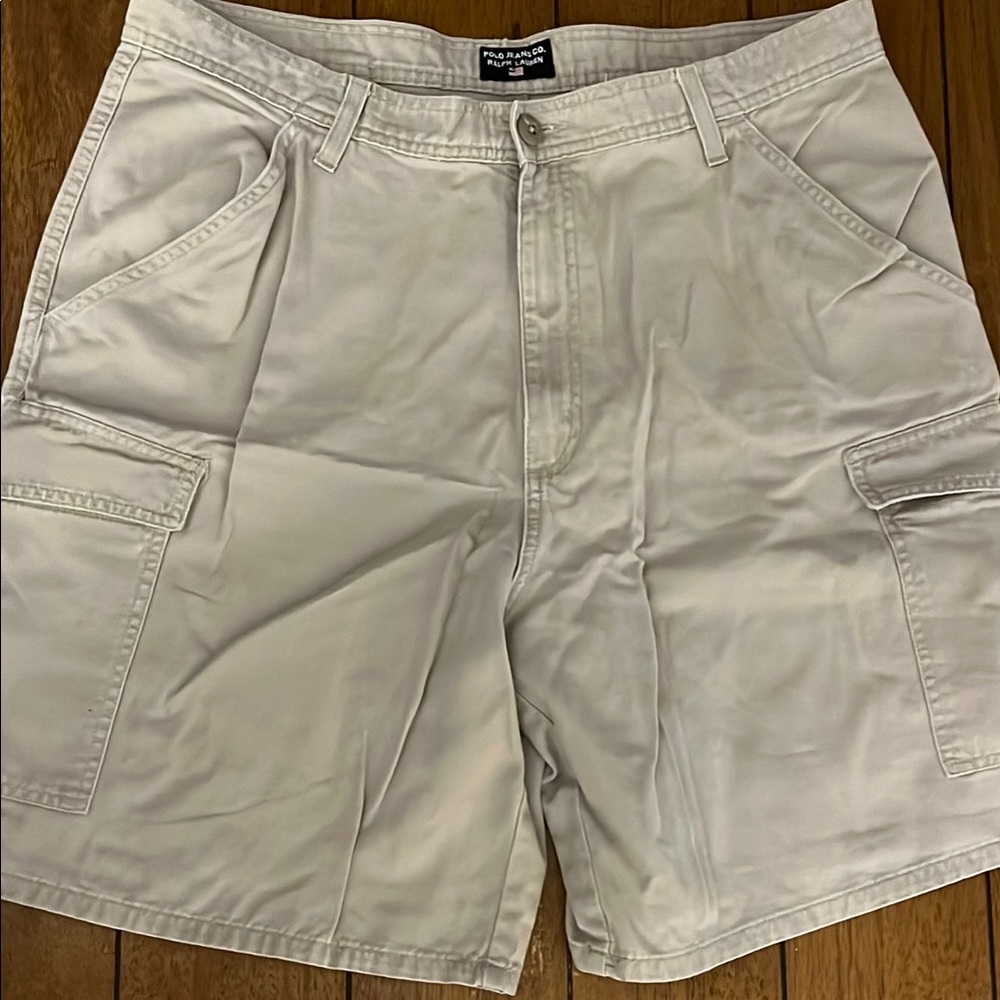 Polo by Ralph Lauren Men's Tan Cargo Shorts